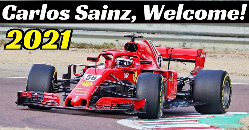 Video Carlos Sainz Ferrari Debut At Fiorano Circuit Ferrari Sf H